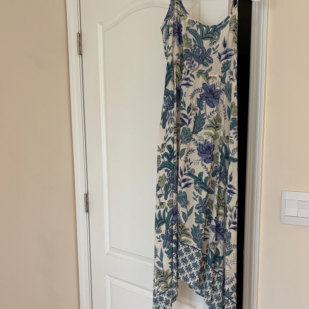 Angie Blue and Green Floral Dress
